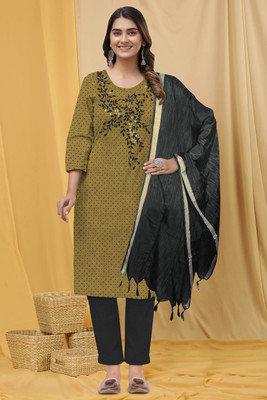AL RAZAB Embroidered Kurta, Trouser/Pant & Dupatta Set