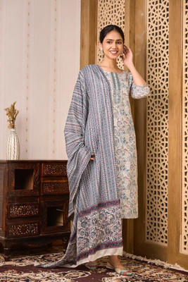 WOMENISHKURTI Women Kurta Pant Dupatta Set