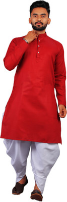 Enmozz Men Kurta Dhoti Pant Set