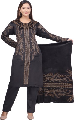 WOOLVALLEY Women Kurti Pant Dupatta Set