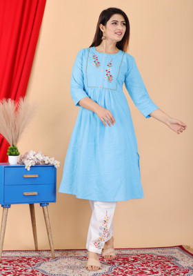 Shree Radha Rani Women Kurta Palazzo Set
