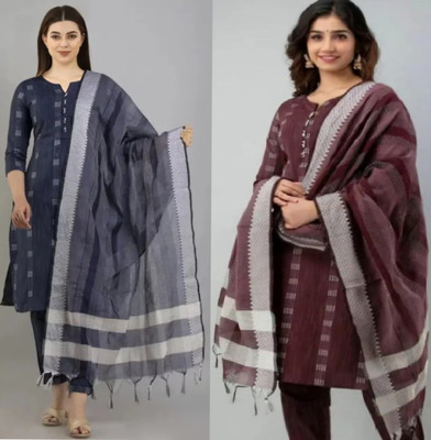 Azka Fashion Hub Women Kurta Pant Dupatta Set