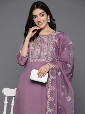 Indo Era Women Kurta Pant Dupatta Set