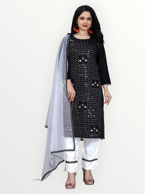 HOC's Women Kurta Palazzo Dupatta Set