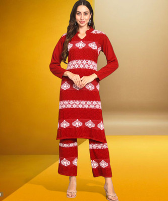 DUCOHIVE Women Kurta Palazzo Set