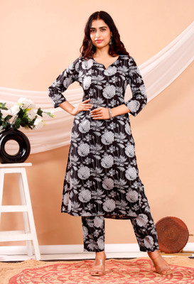 AJMERA FAB Women Kurta Pant Set