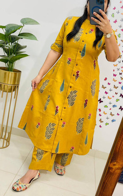 Galbaliya Women Kurta Palazzo Set
