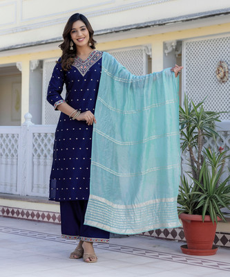 Skylee Women Kurta Pant Dupatta Set