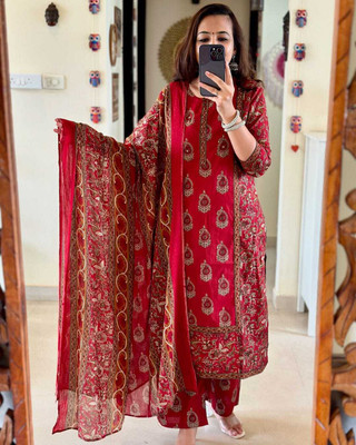 Devanshi Fashion Women Kurti Pant Dupatta Set