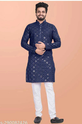VALAKI Men Kurta Pyjama Set