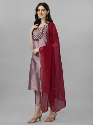 ZIVETI FASHION Women Kurta Pant Dupatta Set