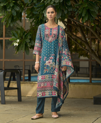 MOJILAA Women Kurta Pant Dupatta Set