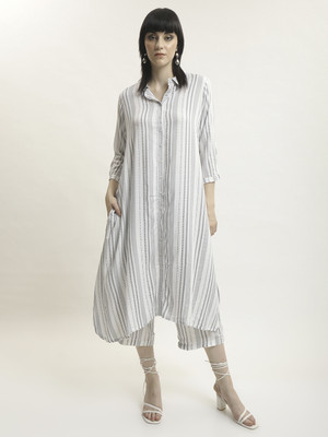 Black & Blah Blah Women Kurta Palazzo Set