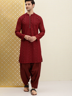 House of Pataudi Men Kurta Pant Set