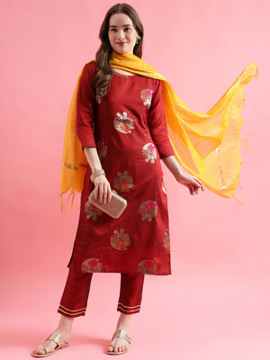 Divastri Women Kurta Pant Dupatta Set