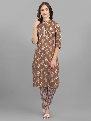 RIEKA Women Kurti Pant Set