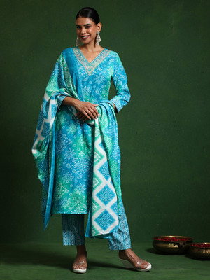 Varanga Women Kurta Pant Dupatta Set