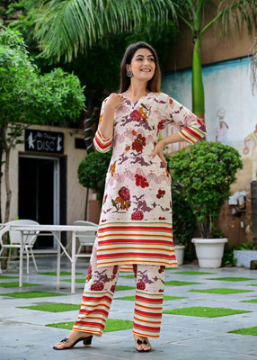 Dhibha Women Kurta Palazzo Set