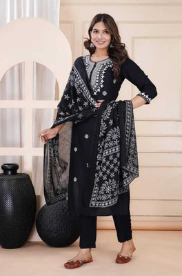 ISUEL Women Kurta Pant Dupatta Set