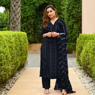 Tasrika Women Kurta Palazzo Dupatta Set
