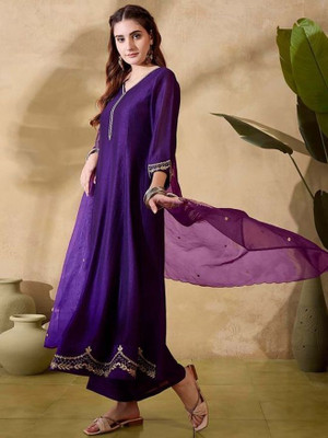 Fidhara Women Kurti Pant Dupatta Set