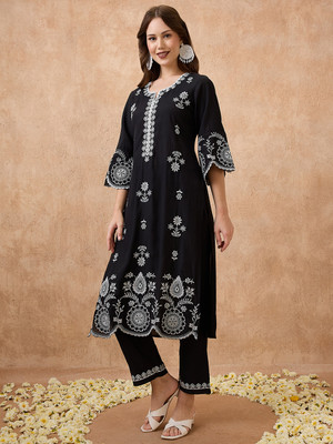 Globus Women Kurta Pant Set
