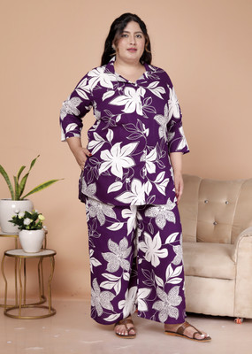 Mihika Fashion Women Shirt Palazzo Set