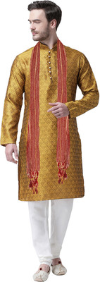 SG LEMAN Men Kurta Pyjama Dupatta Set