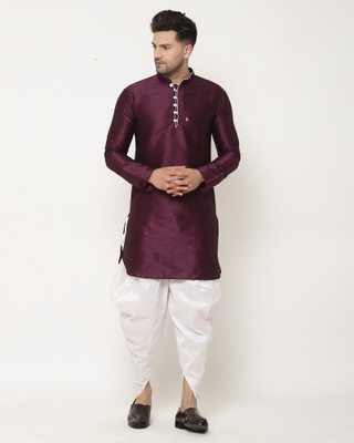 B BEN Men Kurta Dhoti Pant Set
