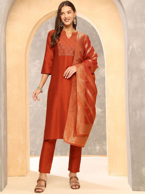 ANOUK Women Kurta Pant Dupatta Set