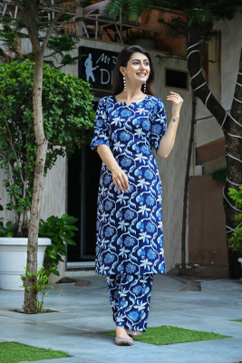 Bhagyesh Fashion Women Kurta Pant Set