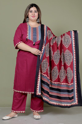 SHRIZA Women Kurta Pant Attached Dupatta Set