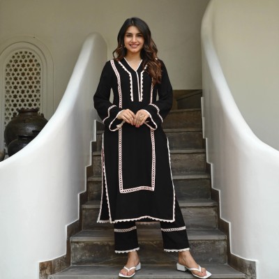 METRO-FASHION Women Kurta Pant Set