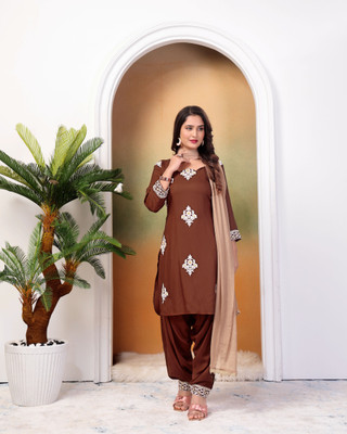 Bharat Origins Women Kurta Churidar Dupatta Set