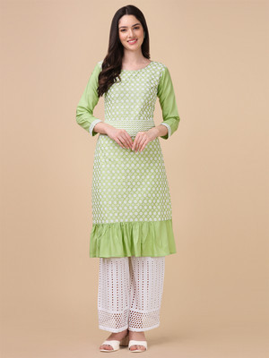 PIRUZA Women Kurta Palazzo Set
