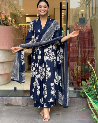 Aaghnya Fashion Women Kurta Pant Dupatta Set