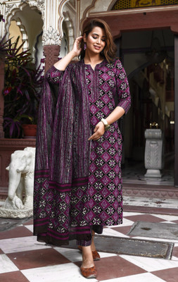 PMD Fashion Women Kurti Pant Dupatta Set