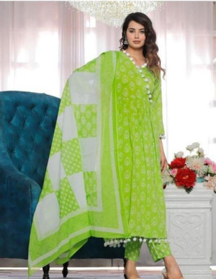 RD Textiles Women Kurta Palazzo Dupatta Set
