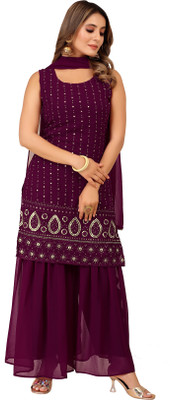 TILKI Women Kurta Sharara Set