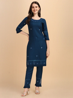 TRAHIMAM Women Kurta Pant Set