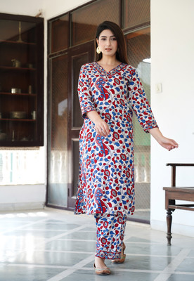 Dhibha Women Kurta Pant Set