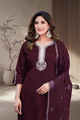 HouseOfCommon Women Kurta Pant Dupatta Set