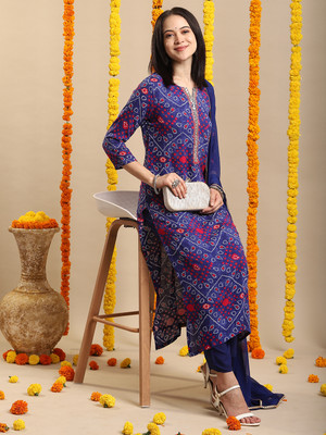 Aaghnya Fashion Women Kurta Pant Dupatta Set
