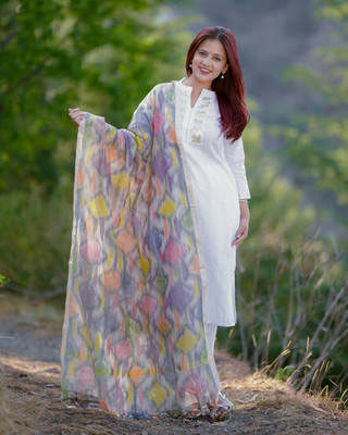 Madarwa Women Kurti Pant Dupatta Set