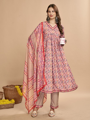 ANOUK Women Kurti Pant Dupatta Set