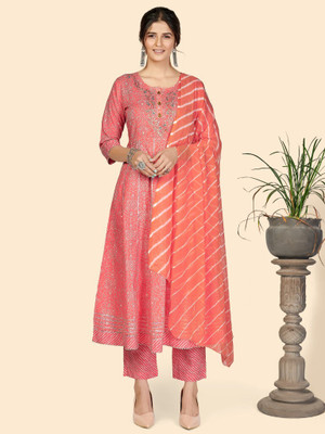 VBUYZ Women Kurta Pant Dupatta Set