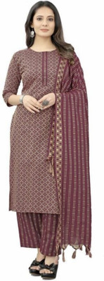 B STAR CREATIONS Women Kurta Pant Dupatta Set