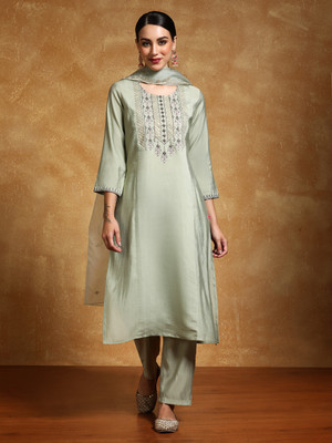 Varanga Women Kurta Pant Dupatta Set