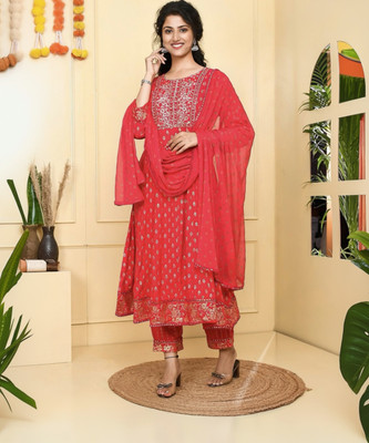 Fashion Bhagwati Women Kurti Pant Dupatta Set