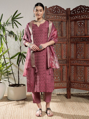 SHOPPING QUEEN Women Kurta Pant Dupatta Set